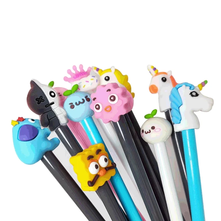 Hot-Sale-3D-Cartoon-Figure-Pen-Topper-Soft-PVC-Pencil-Topper