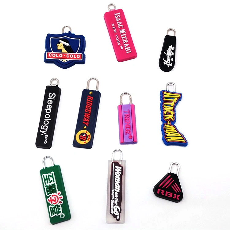 PVC-Rubber-Zipper-Pull-Charms-Custom-Logo-Zipper-Pull-Tabs-Soft-Silicone-Zipper-Puller-for-Bags-Garment